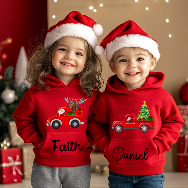Personalized Kids Lovely Christmas Hoodie | MCGift229