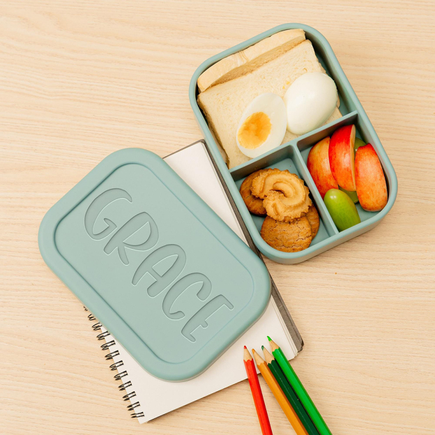 Personalized Kid Silicone Bento Lunch Box | CWBaby353