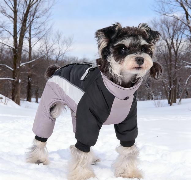 Personalized Pet Winter Warm Windproof Puffer Jacket | BKPet276