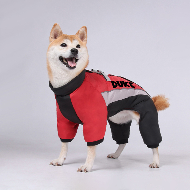 Personalized Pet Winter Warm Windproof Puffer Jacket | BKPet276