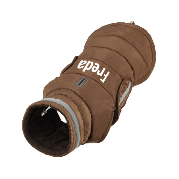 Personalized Pet Winter Warm Reflective Safety Puffer Vest | BKPet287