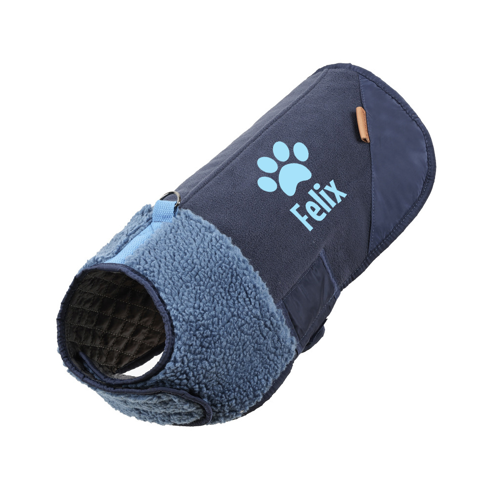 Personalized Pet Winter Warm Reflective Safety Puffer Vest | BKPet288