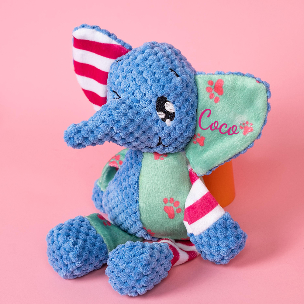Personalized Pet Unique Elephant Squeaky Toy | BKPet294