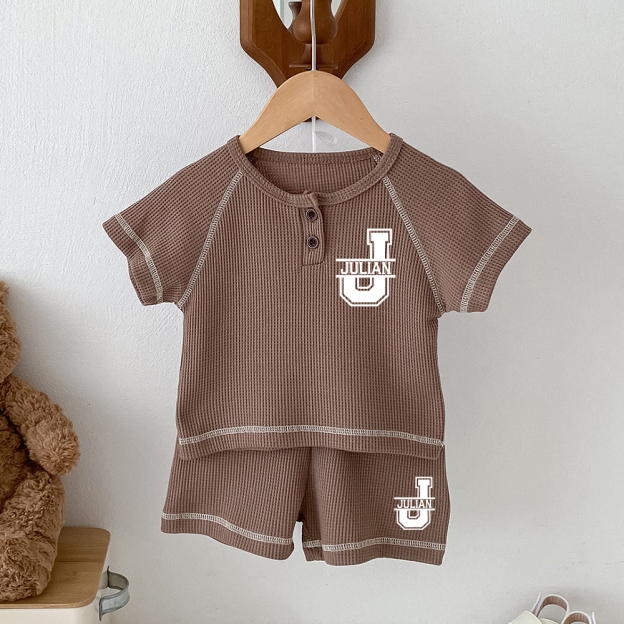 Personalized Baby Cotton Cozy Soft Outfit Set | CWBaby383
