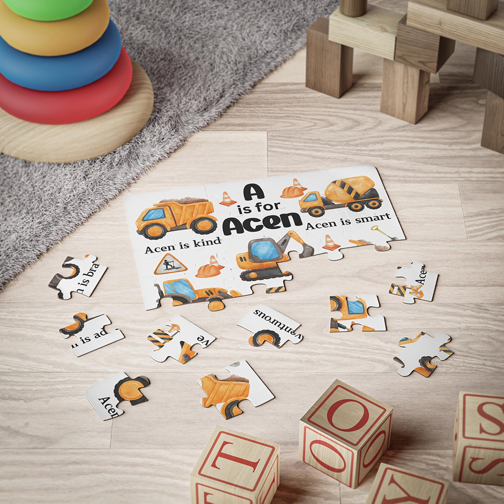 Personalize Lovely Kids 18pcs / 30pcs Jigsaw Puzzle | CWGift12