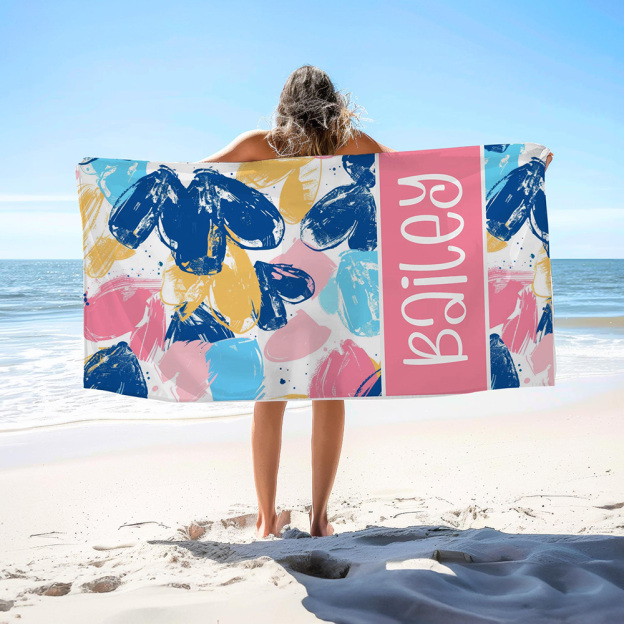 Personalized Lovely Kid Towel for Summer & Beach | CWTowel187