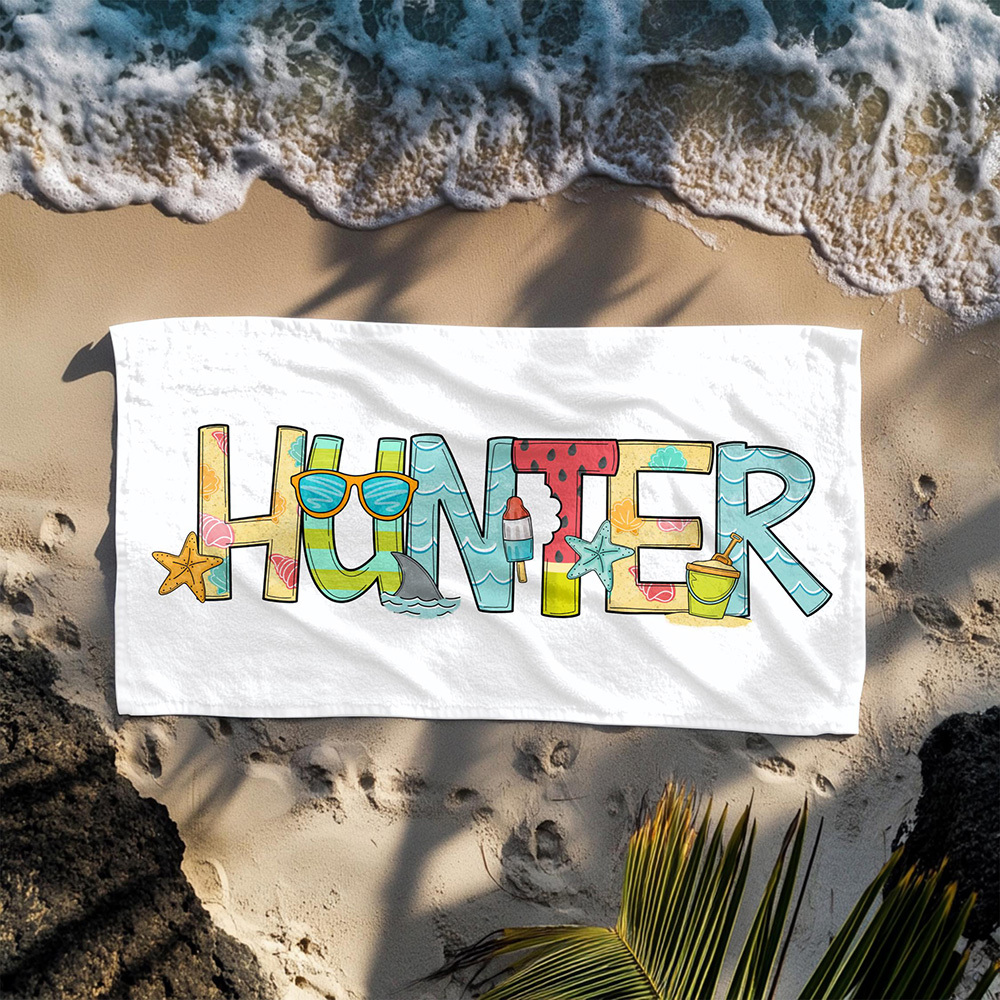 Personalized Lovely Kid Towel for Summer & Beach | CWTowel189