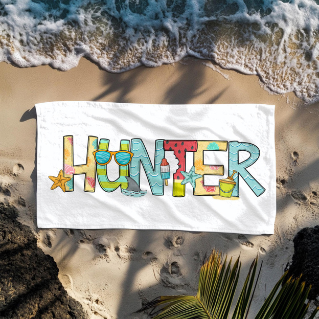 Personalized Lovely Kid Towel for Summer & Beach | CWTowel189
