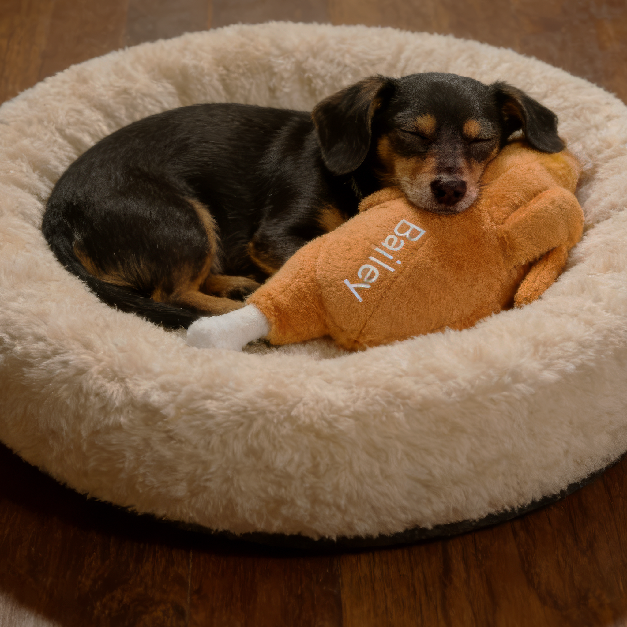 Personalized Funny Roast Chicken Pet Squeaky Toy | BKPet313