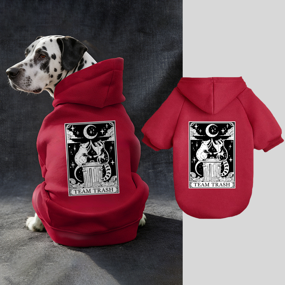 TEAM TRASH Puppy Hoodie | BKPet322