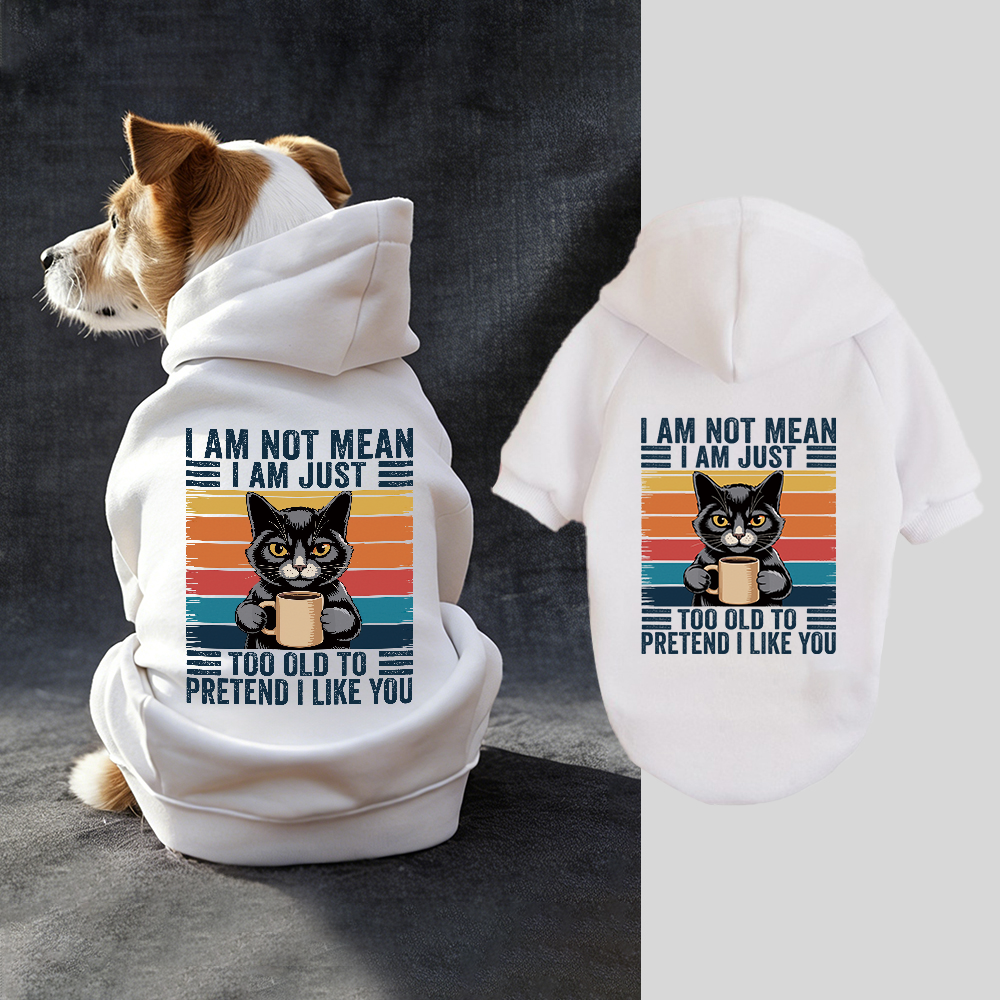 I AM NOT MEAN Puppy Hoodie | BKPet329