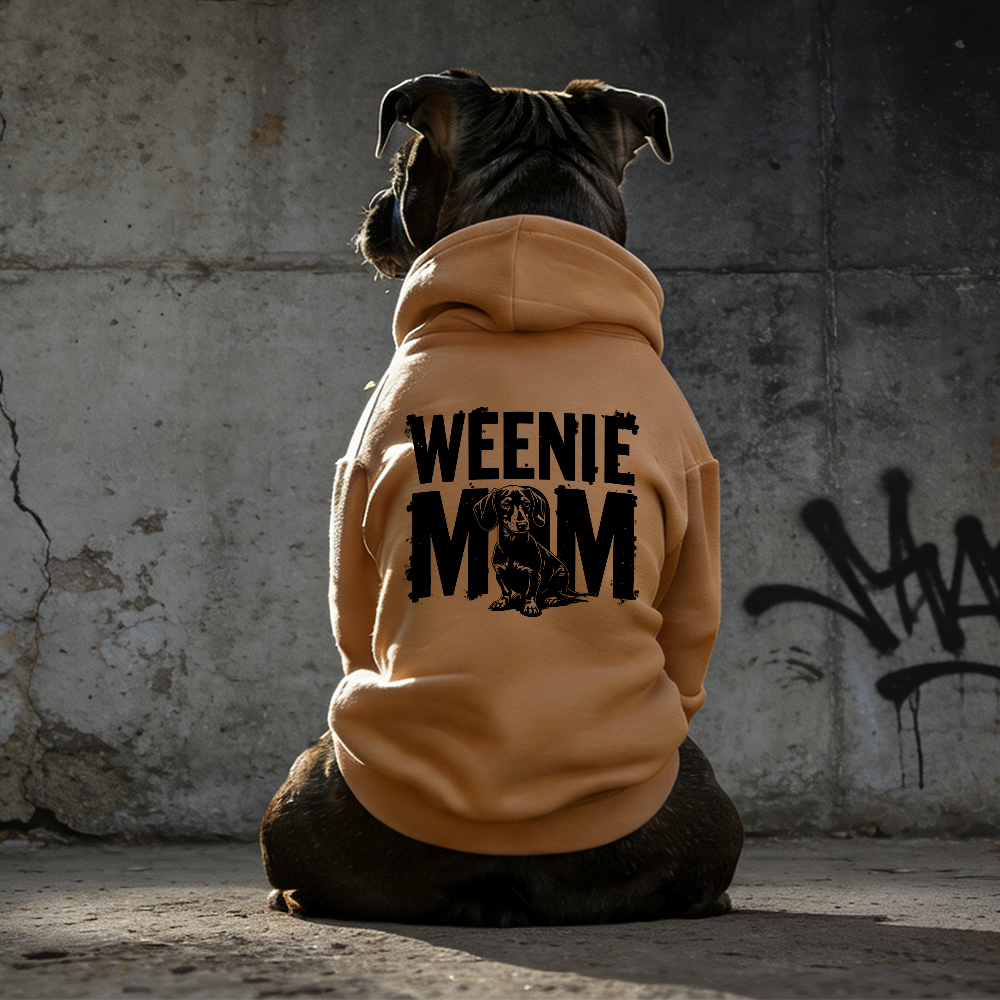 WEENIE MOM Puppy Hoodie | BKPet336