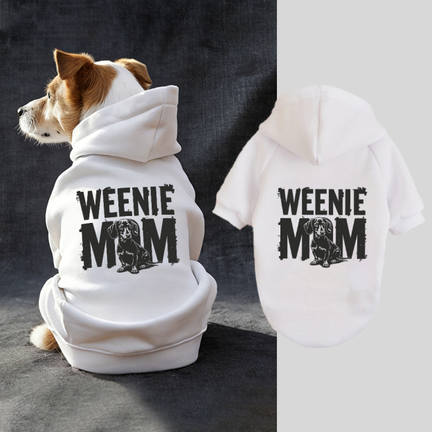 WEENIE MOM Puppy Hoodie | BKPet336