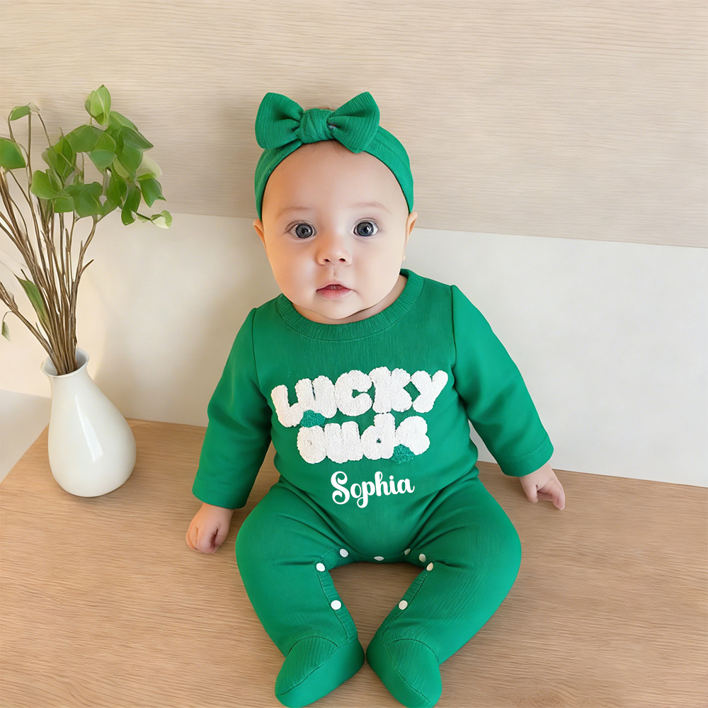 Personalized St. Patrick's Day Baby Outfit Set | CWBaby396