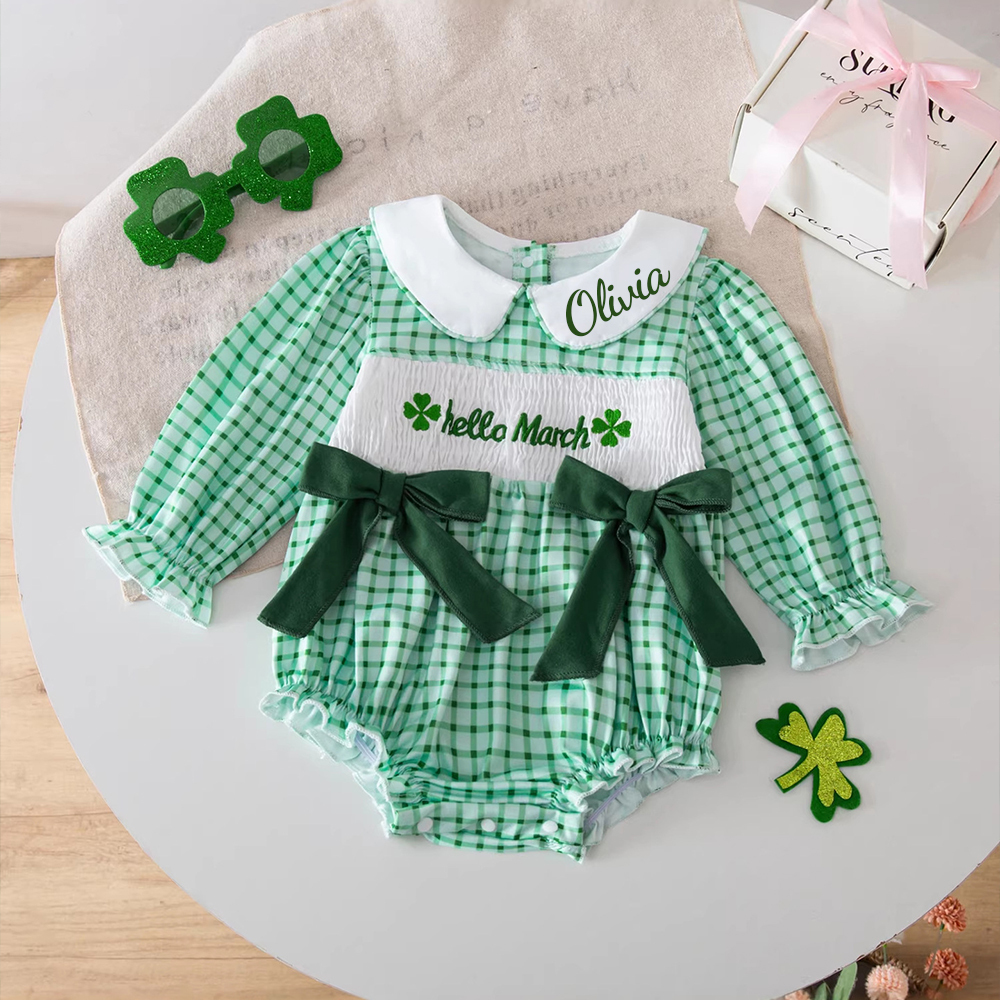 Personalized St. Patrick's Day Baby Outfit Set | CWBaby415