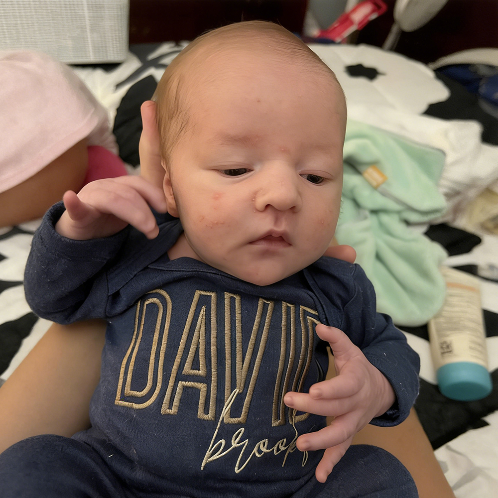 Personalized Embroidery Baby Coming Home Romper and Hat Set | CWBaby203