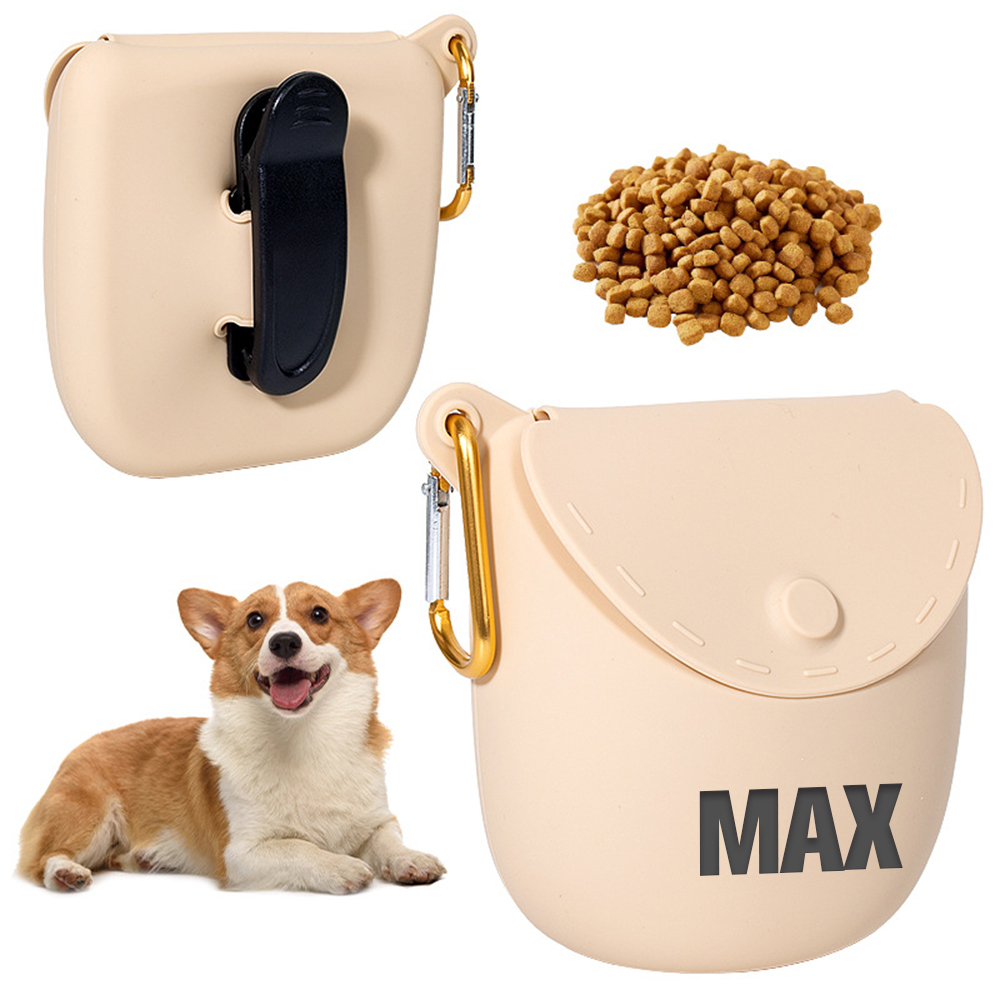 Personalized Silicone Training Dog Food Waist Bag | BKPet409