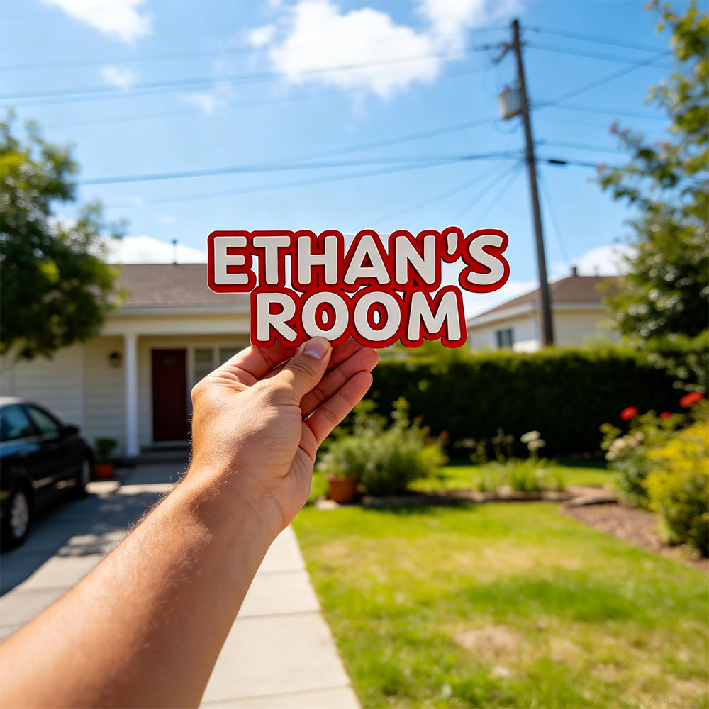 Personalized Bedroom Door Decoration Name Sign | CWBaby417