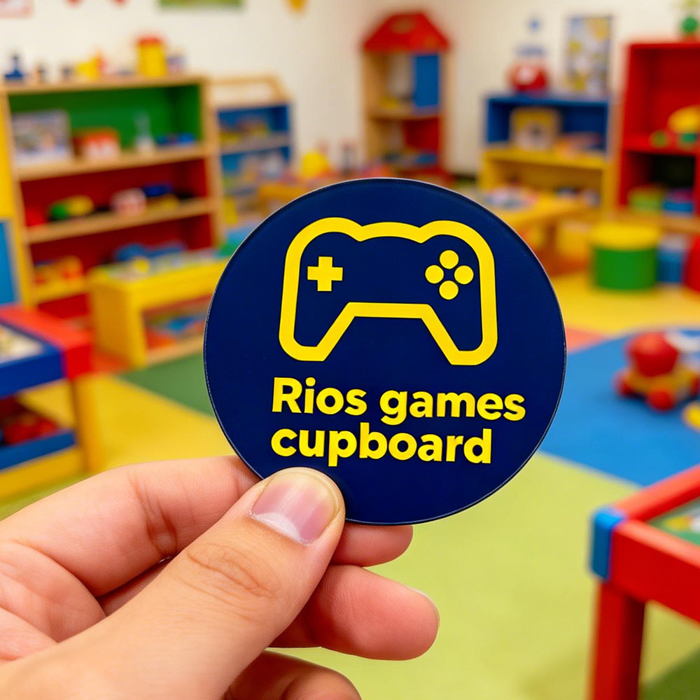 Personalized Kid's Bedroom Game Door Sign | CWBaby422