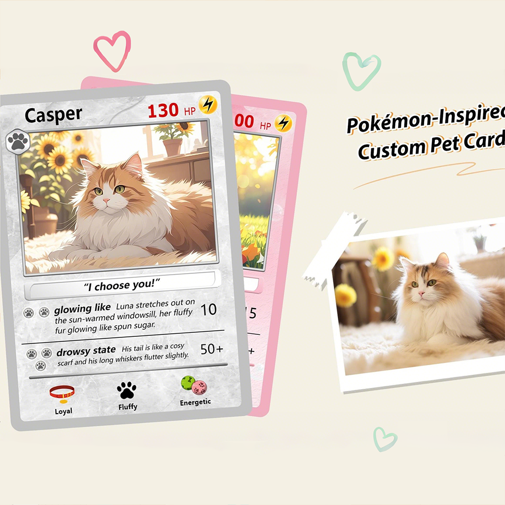 Personalized Funny Pet Keepsake Portrait Card | CWGift28