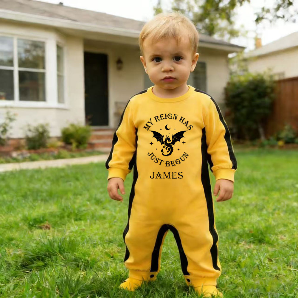 Personalized Baby My Reign Dragon Romper | CWBaby432