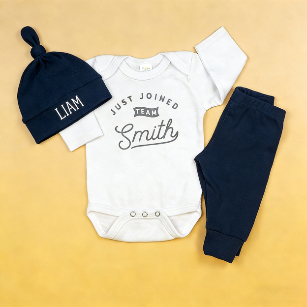 Personalized Baby Coming Home Romper Onesie Set | CWBaby123