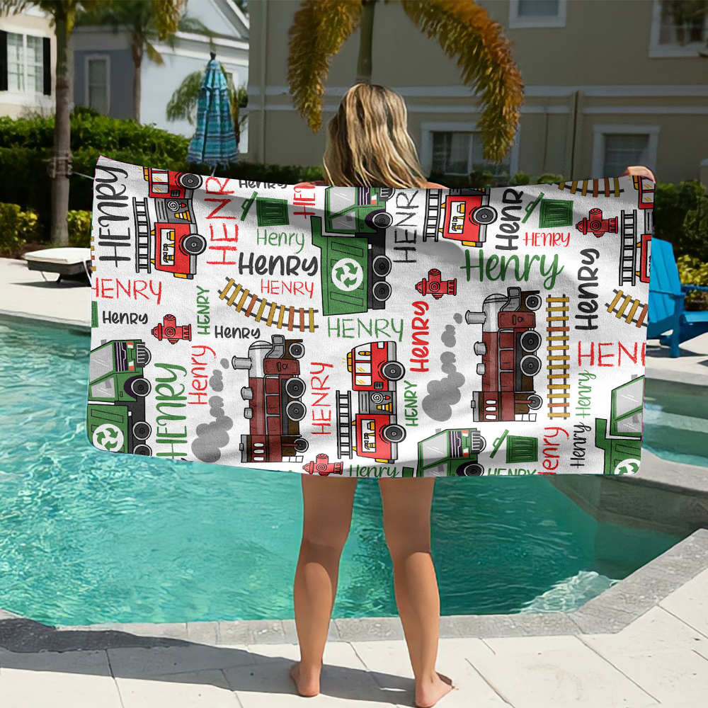 Personalized Lovely Kid Towel for Summer & Beach | CWTowel54