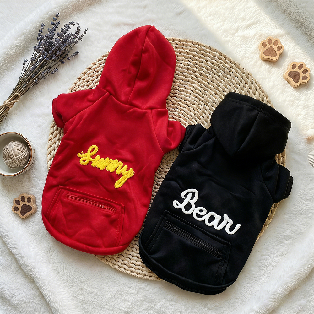 Personalized Warm Large Size Puppy Hoodie for Comfort & Unique | BKPet254