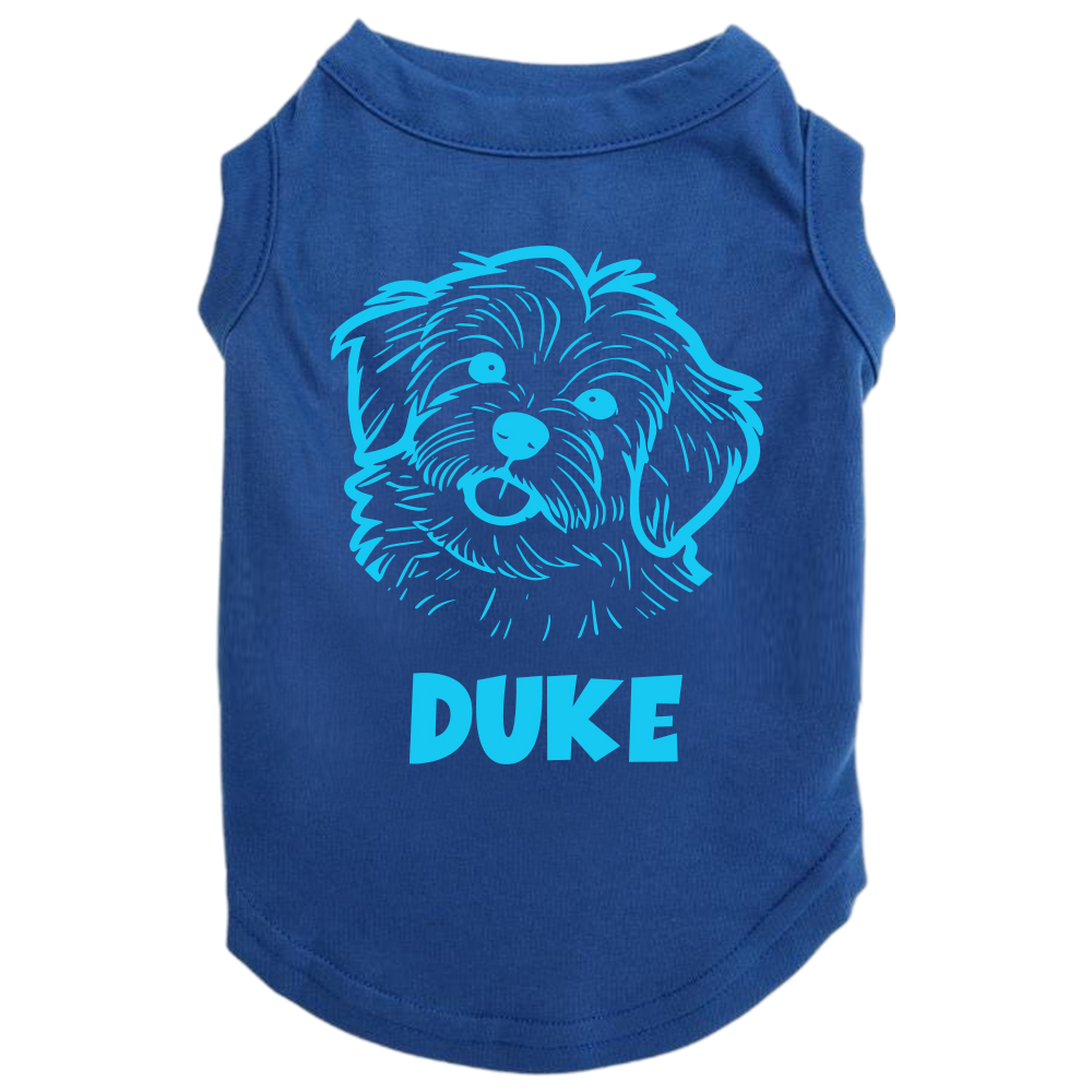 Personalized Adorable Pet Portrait Line-Art Shirt | BKPet440