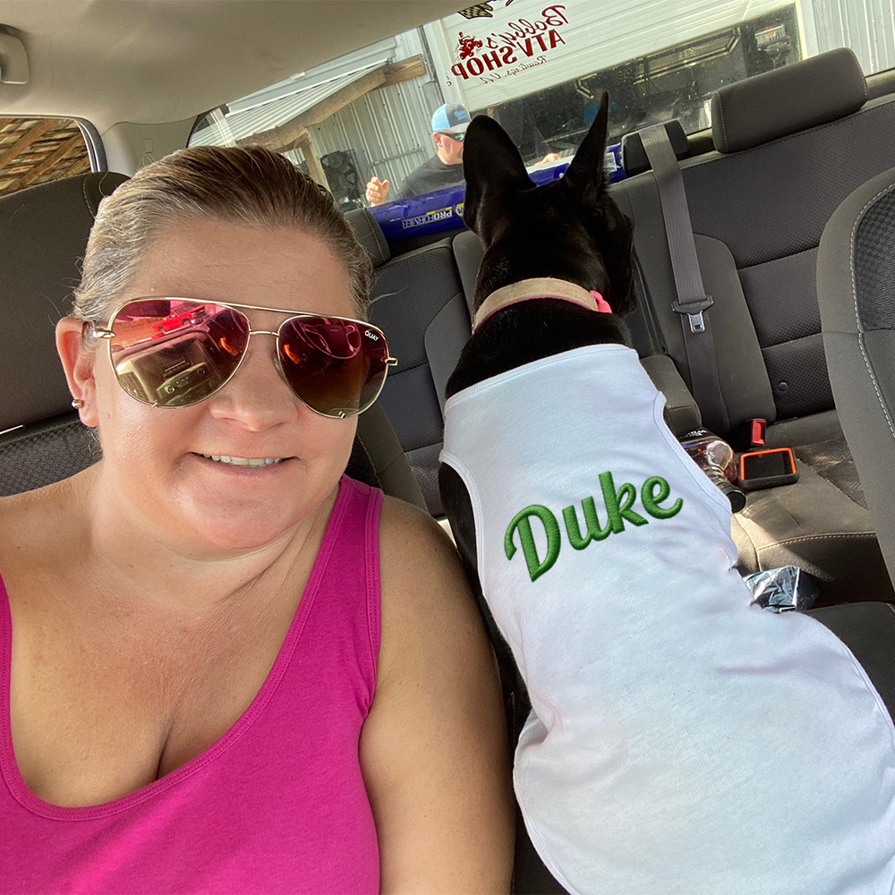 Personalized Embroidery Soft Large Size Pet Shirt | BKPet442