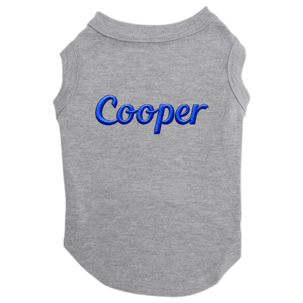 Personalized Embroidery Soft Large Size Pet Shirt | BKPet442