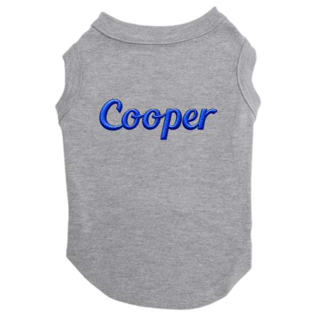 Personalized Embroidery Soft Large Size Pet Shirt | BKPet442