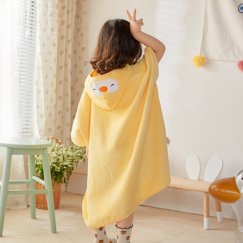 Personalized Embroidery Animal Hooded Baby Towel | CWBaby457