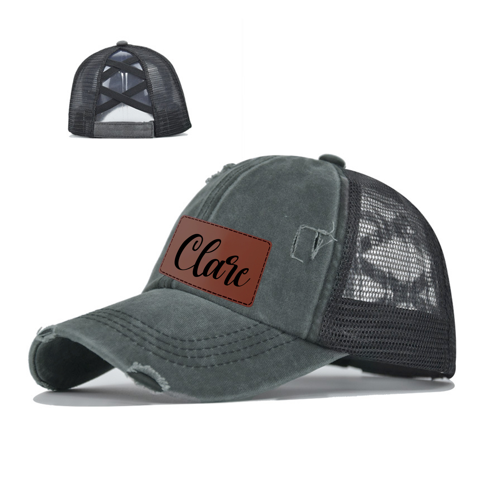 Personalized Child Leather Patch Hat for Comfort & Unique | CWBeach46