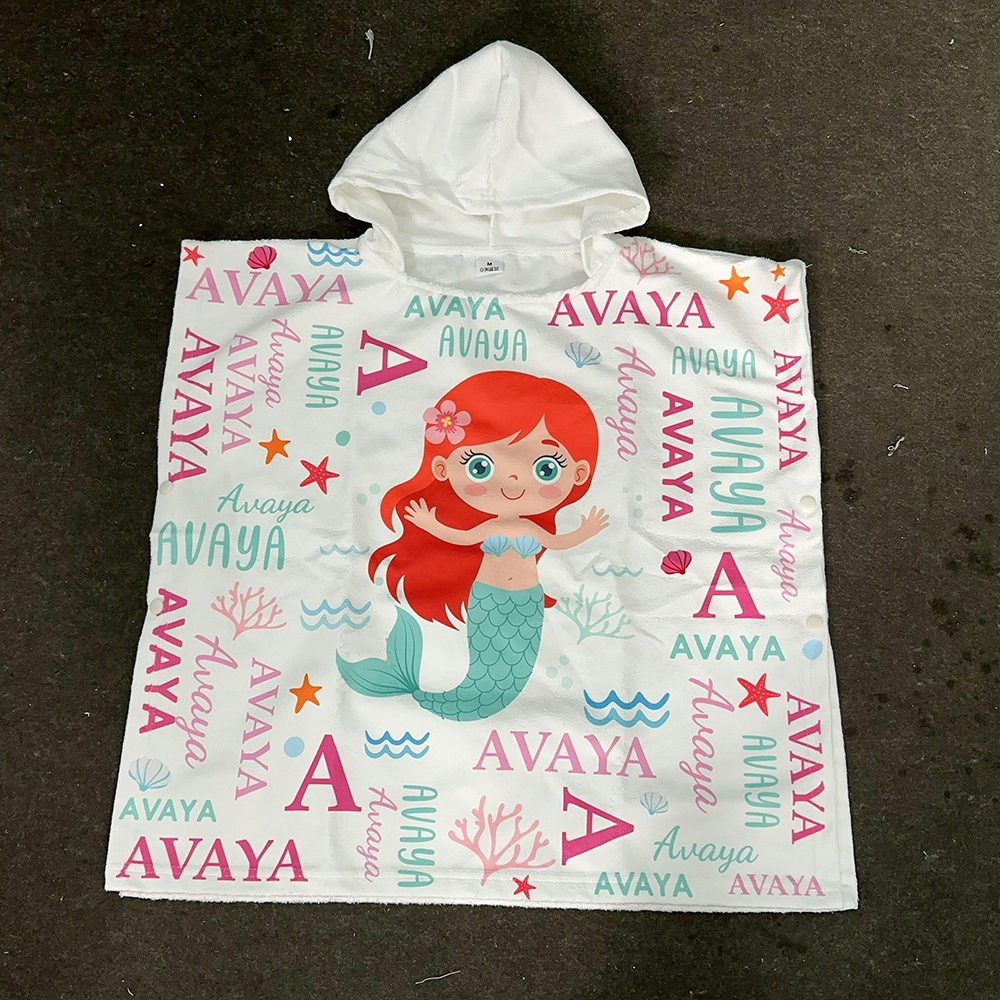Personalized Hooded Beach Towel for Summer & Beach | CWHTowel47
