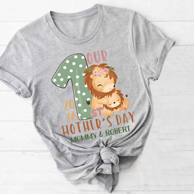 Personalized First Mother's Day Mommy and Baby Outfit | CWFamily132