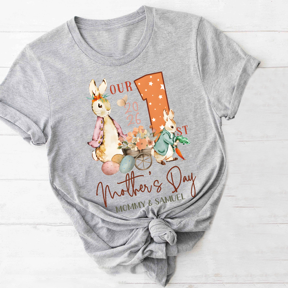 Personalized First Mother's Day Mommy and Baby Outfit | CWFamily133