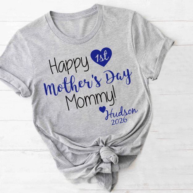 Personalized First Mother's Day Mommy and Baby Outfit | CWFamily139