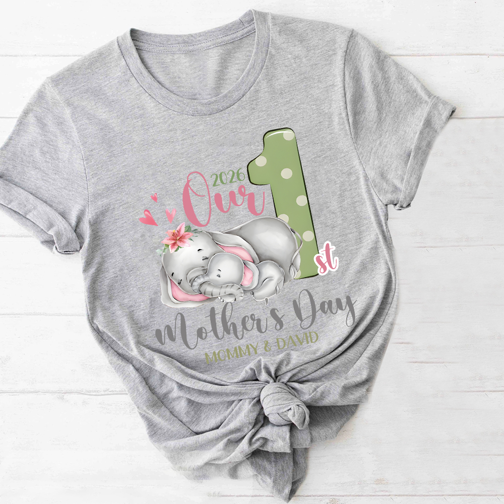 Personalized First Mother's Day Mommy and Baby Outfit | CWFamily134