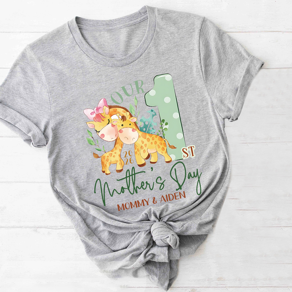 Personalized First Mother's Day Mommy and Baby Outfit | CWFamily135