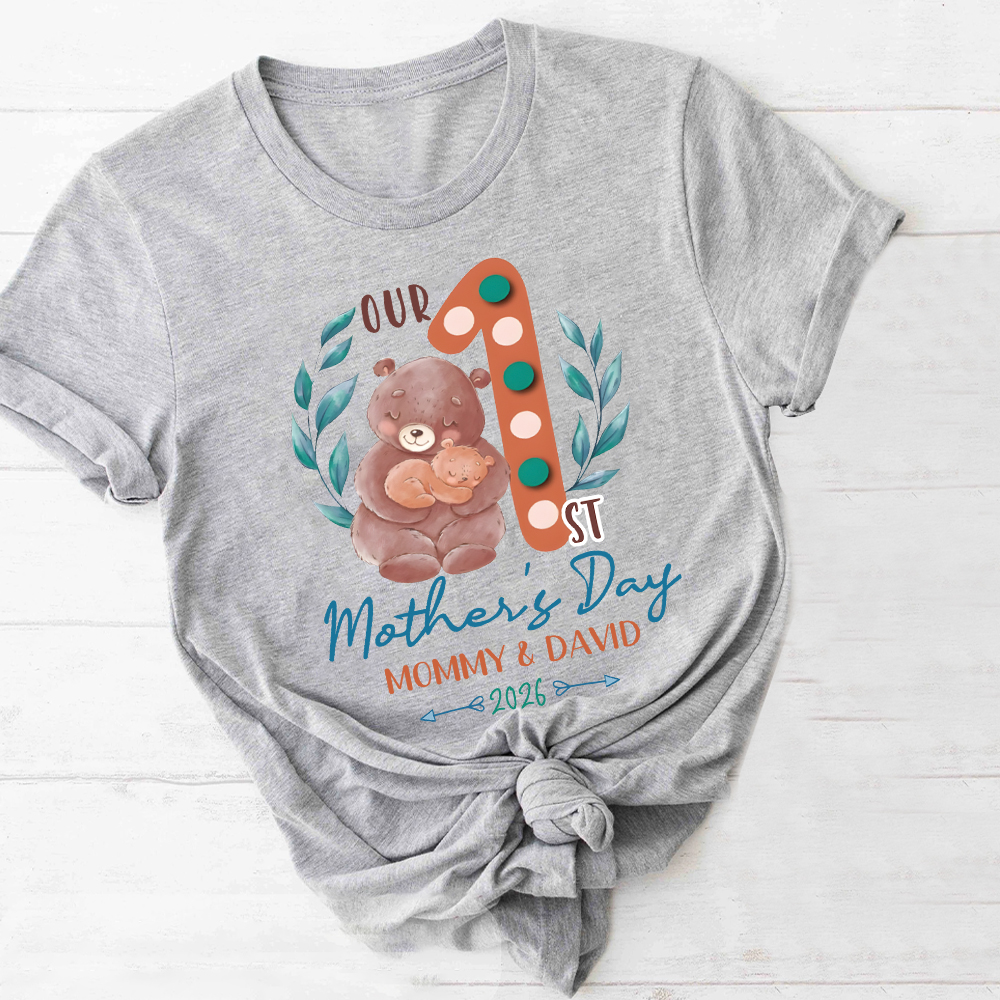 Personalized First Mother's Day Mommy and Baby Outfit | CWFamily136