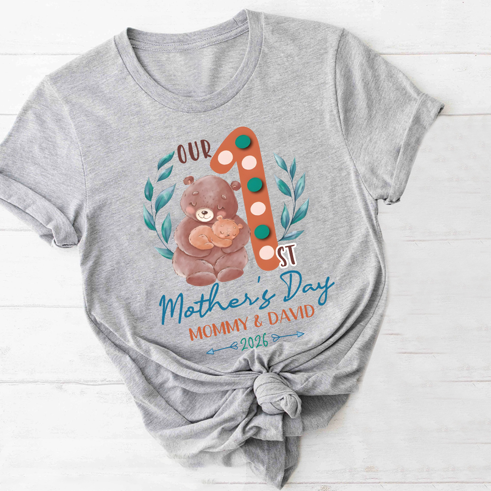Personalized First Mother's Day Mommy and Baby Outfit | CWFamily136