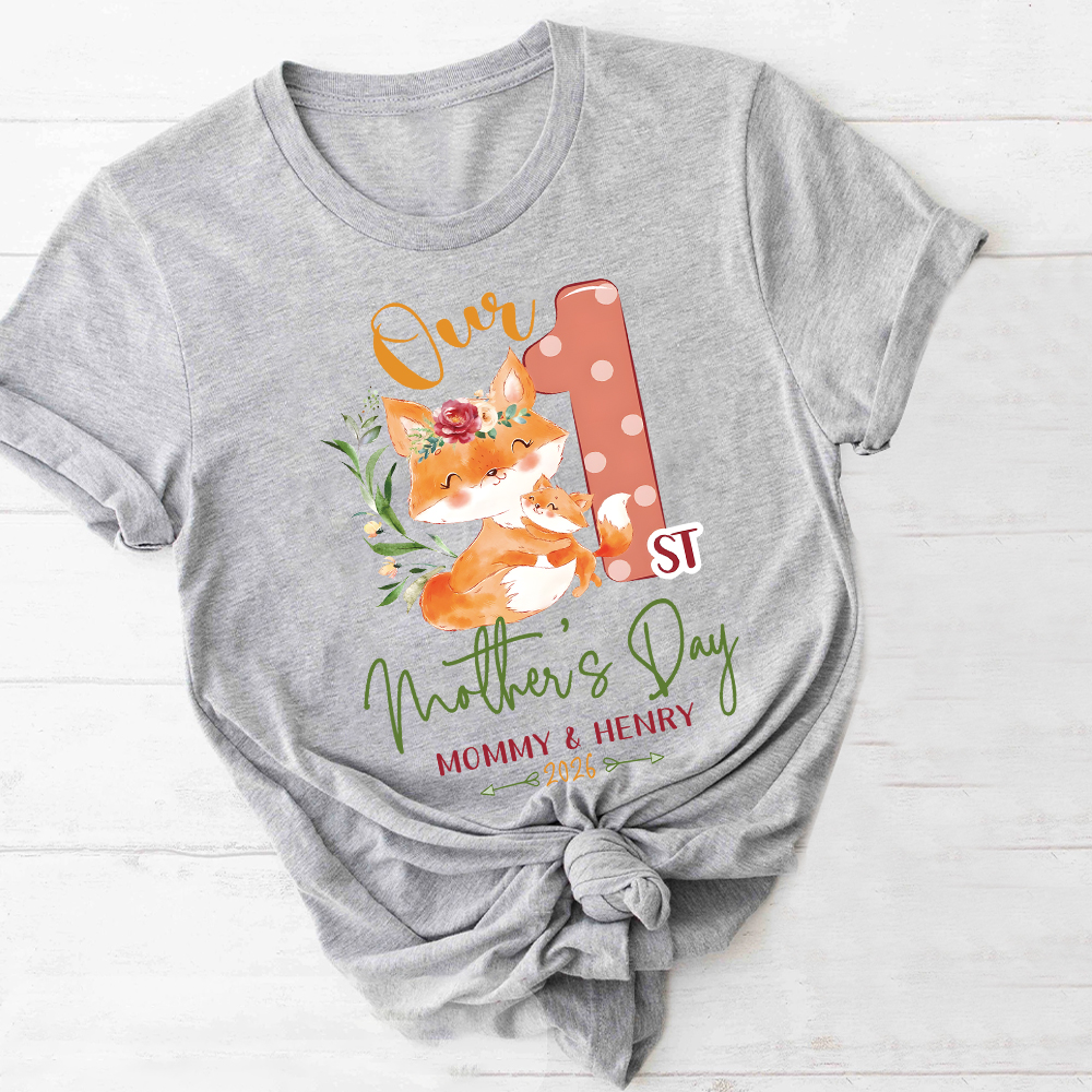 Personalized First Mother's Day Mommy and Baby Outfit | CWFamily137