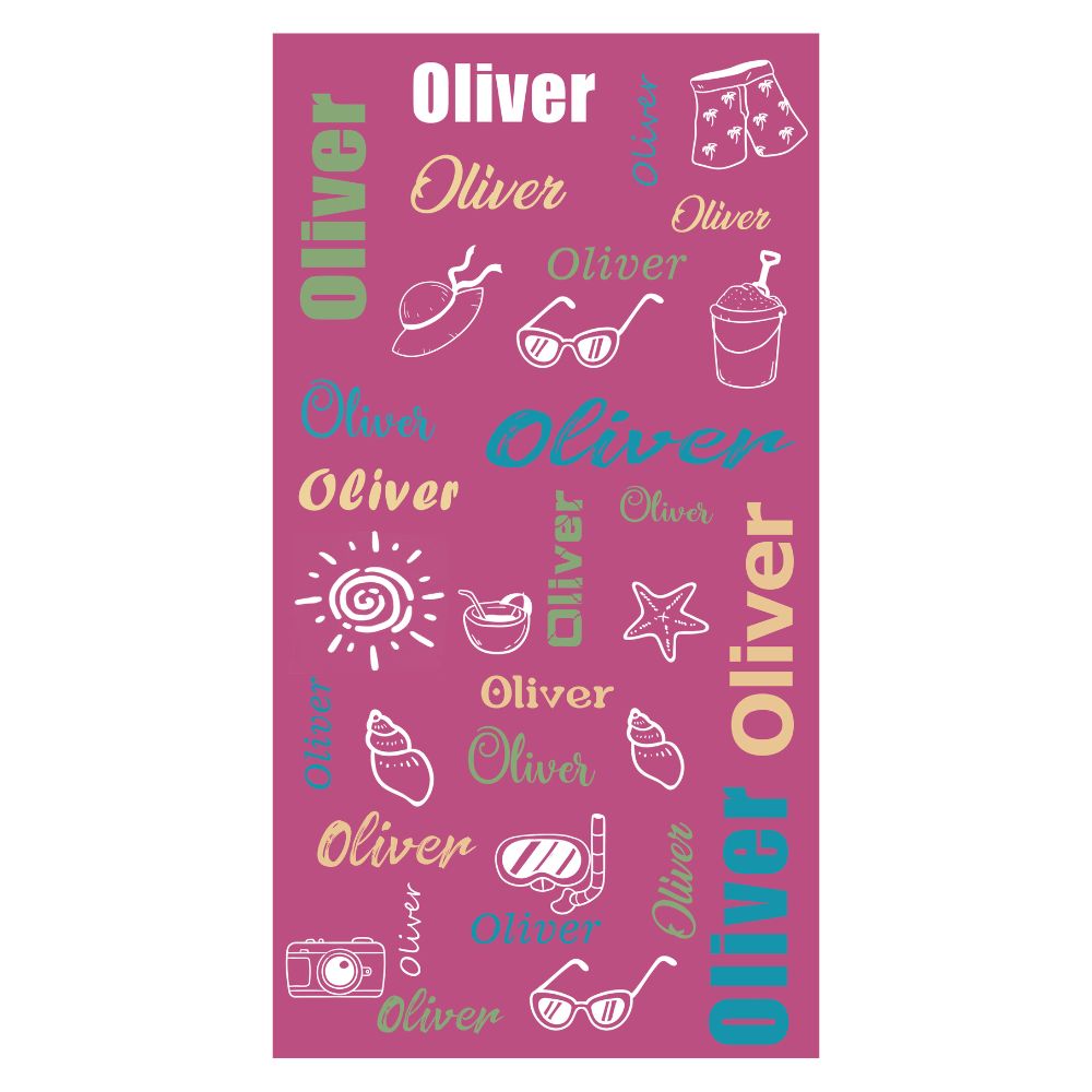 Personalized Lovely Kid Towel for Summer & Beach | CWTowel80