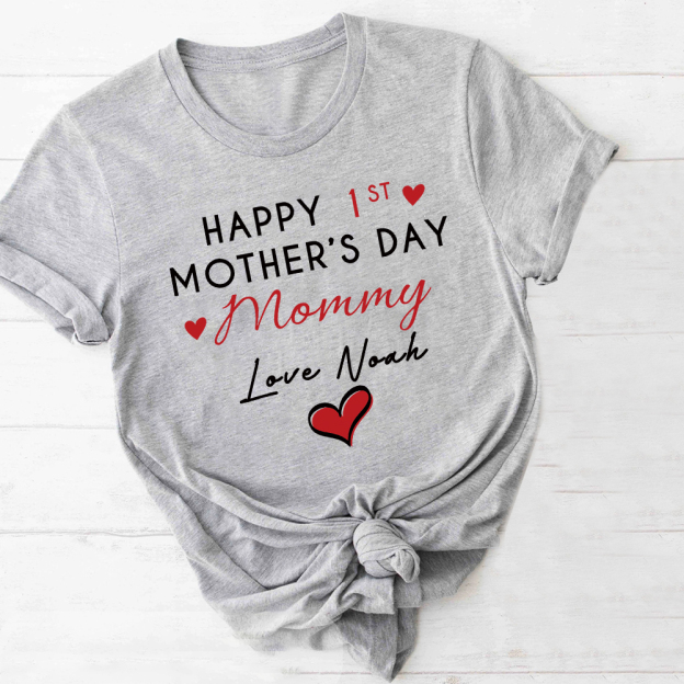 Personalized First Mother's Day Mommy and Baby Outfit | CWFamily140