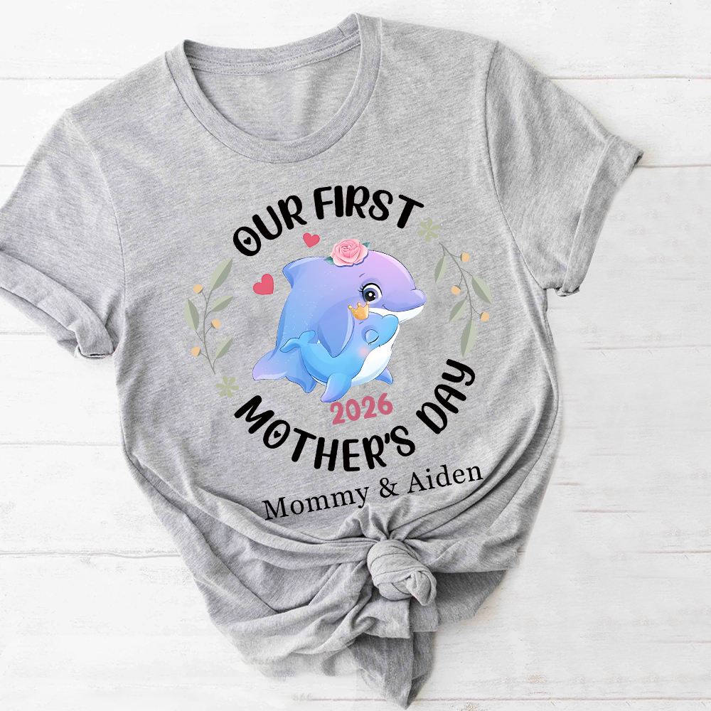 Personalized First Mother's Day Mommy and Baby Outfit | CWFamily144