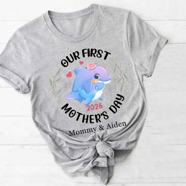 Personalized First Mother's Day Mommy and Baby Outfit | CWFamily144