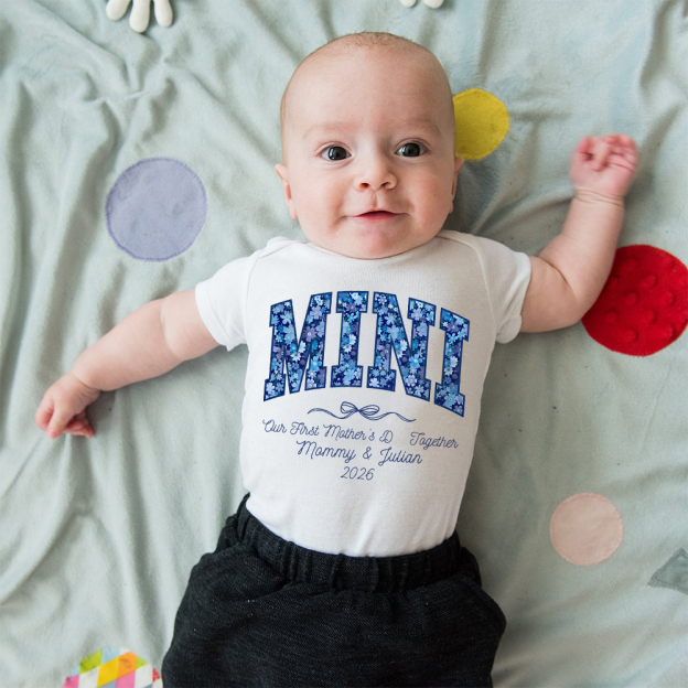 Personalized First Mother's Day Mommy and Baby Outfit | CWFamily145