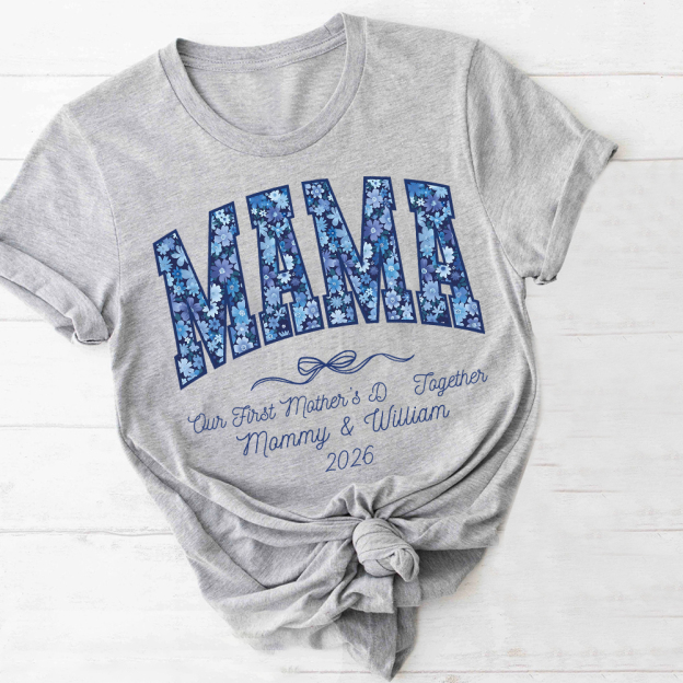 Personalized First Mother's Day Mommy and Baby Outfit | CWFamily145