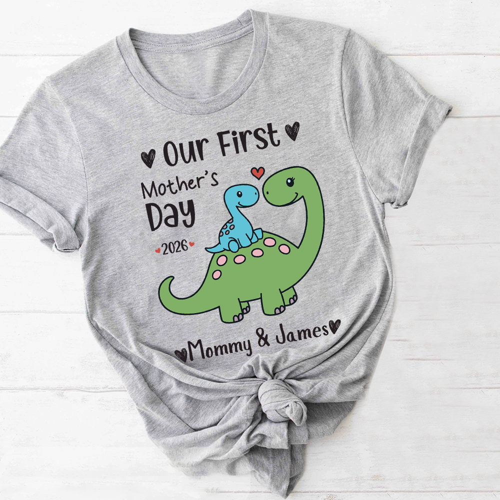 Personalized First Mother's Day Mommy and Baby Outfit | CWFamily146